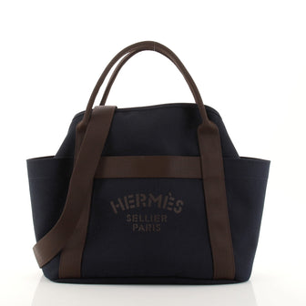 Hermes Sac De Pansage Groom Handbag Canvas