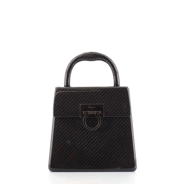 Salvatore Ferragamo Vintage Gancini Top Handle Bag Acrylic Small