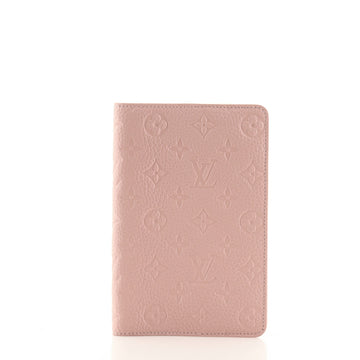 Louis Vuitton Agenda Cover Monogram Empreinte Leather MM