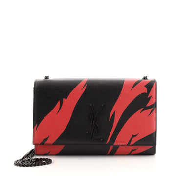 Saint Laurent Classic Monogram Crossbody Bag Printed Leather Medium