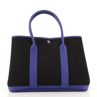 Hermes Garden Party Tote Toile and Leather 36