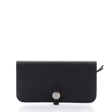 Hermes Dogon Recto Verso Wallet Leather