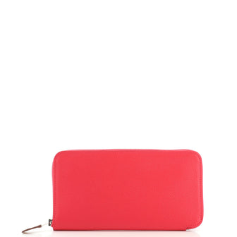 Hermes Azap Zip Around Wallet Silk'in Epsom Long