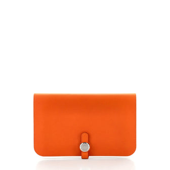 Hermes Dogon Duo Combined Wallet Leather