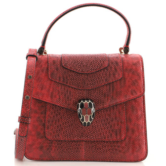 Bvlgari Serpenti Forever Top Handle Bag Karung Small