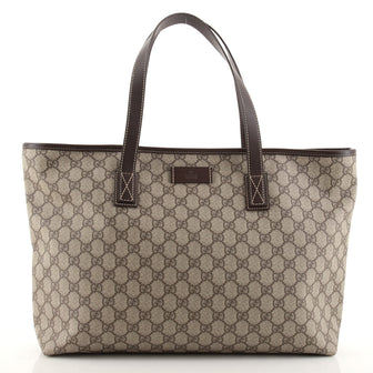 Gucci Plus Tote GG Coated Canvas Medium