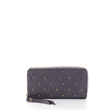 Louis Vuitton Zippy Wallet Studded Monogram Empreinte Leather