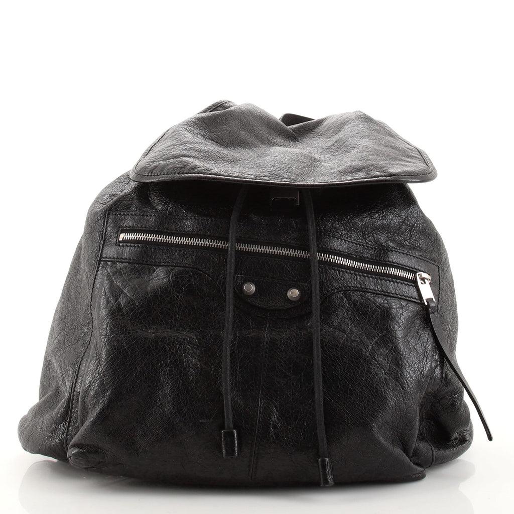 Balenciaga Classic Traveler Backpack Leather Small Black 11221210