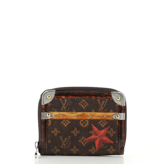 Louis Vuitton Zippy Wallet Limited Edition Time Trunk Monogram Canvas Compact