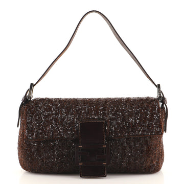 Fendi Baguette Bag Beaded Fabric