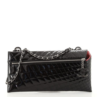 Chanel Kaleidoscope Chain Shoulder Bag Quilted Patent Large