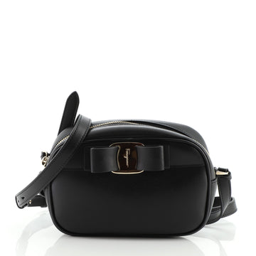 Salvatore Ferragamo Vara Bow Camera Bag Leather
