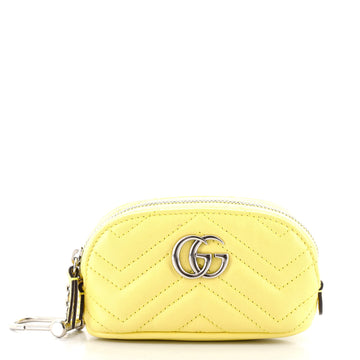 Gucci GG Marmont Cosmetic Case Matelasse Leather Medium