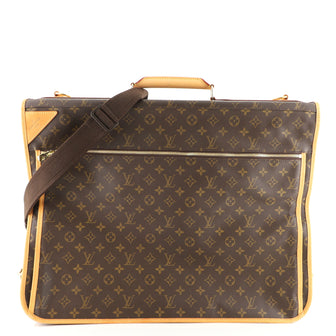 Louis Vuitton Garment Carrier Bag Monogram Canvas Two Hangers