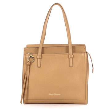 Salvatore Ferragamo Amy Tote Pebbled Leather Medium