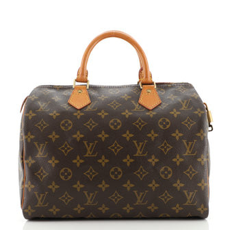 Louis Vuitton Speedy Handbag Monogram Canvas 30