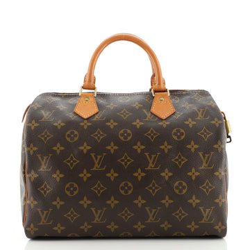 Louis Vuitton Speedy Handbag Monogram Canvas 30