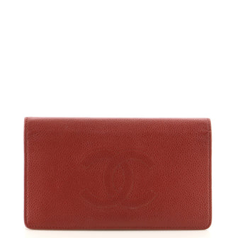 Chanel Timeless L-Yen Wallet Caviar Long