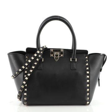 Valentino Rockstud Tote Rigid Leather Small