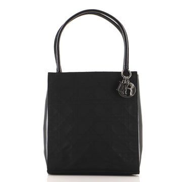 Christian Dior Vintage Tote Cannage Quilt Nylon Tall