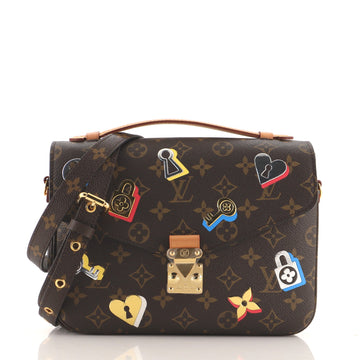 Louis Vuitton Pochette Metis Limited Edition Love Lock Monogram Canvas