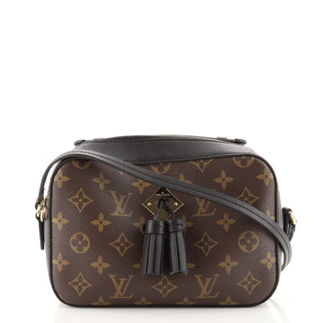 Louis Vuitton Saintonge Handbag Monogram Canvas with Leather