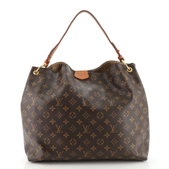Louis Vuitton Graceful Handbag Monogram Canvas MM