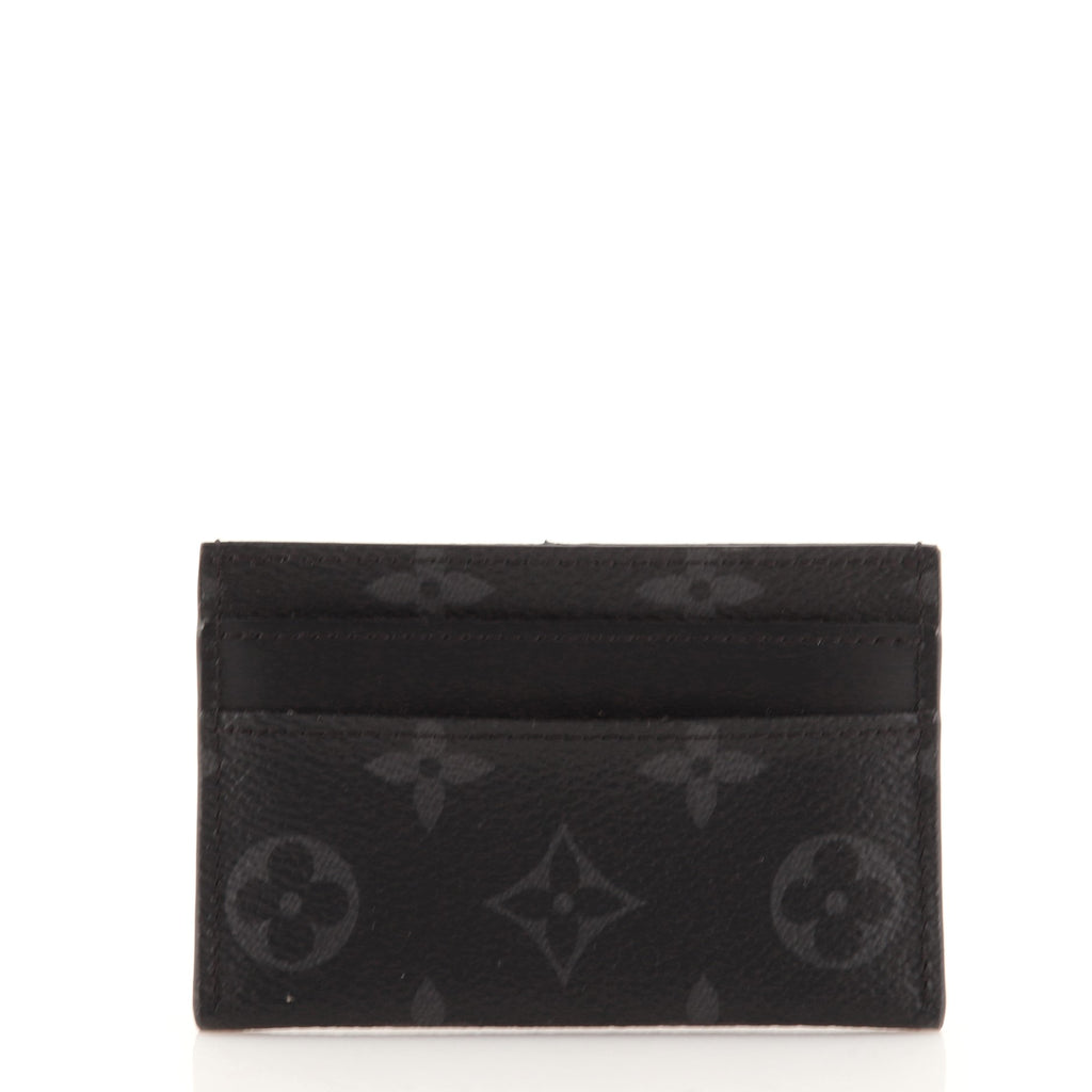 Louis Vuitton, Accessories, Louis Vuitton Monogram Eclipse Porte Cartes  Double Card Case M627 Auth 34687