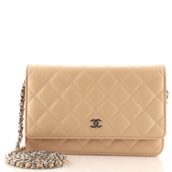 Chanel Wallet on Chain Quilted Caviar