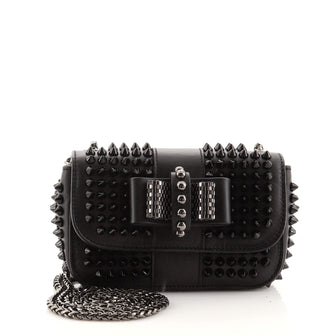 Christian Louboutin Sweet Charity Crossbody Bag Spiked Leather Mini