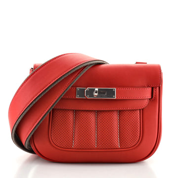 Hermes Berline Bag Perforated Swift 21