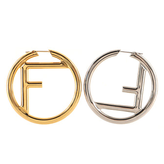 Fendi F is Fendi Hoop Earrings Metal
