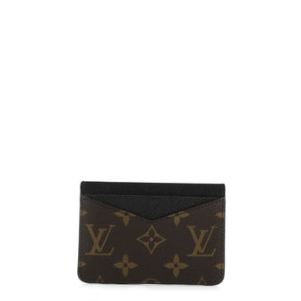 Louis Vuitton Neo Card Holder Macassar Monogram Canvas Black 186399210