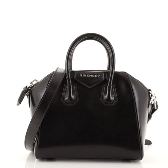 Givenchy Antigona Bag Glazed Leather Mini