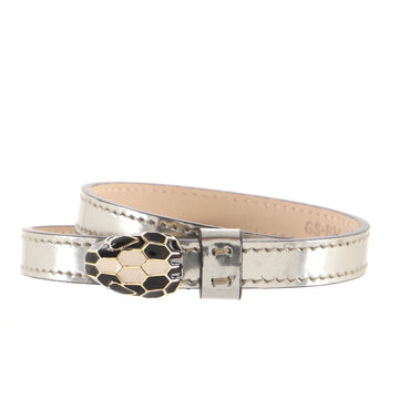Bvlgari Serpenti Forever Double Wrap Bracelet Leather