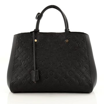 Louis Vuitton Montaigne Handbag Monogram Empreinte Leather GM