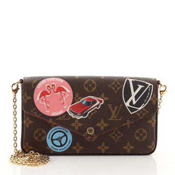 Louis Vuitton Felicie Pochette Limited Edition Monogram Canvas