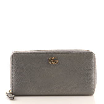 Gucci GG Marmont Zip Around Wallet Leather