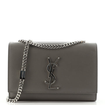 Saint Laurent Classic Monogram Crossbody Bag Grainy Leather Small