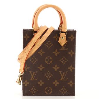Louis Vuitton Petit Sac Plat Bag Monogram Canvas