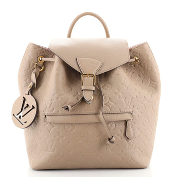 Louis Vuitton Montsouris Backpack NM Monogram Empreinte Leather PM