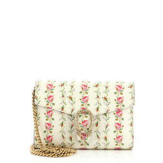 Gucci Dionysus Chain Wallet Printed Leather Small