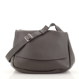 The Row Mail Bag Leather Small