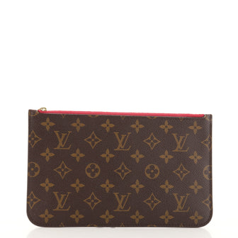 Louis Vuitton Neverfull Pochette Monogram Canvas Large