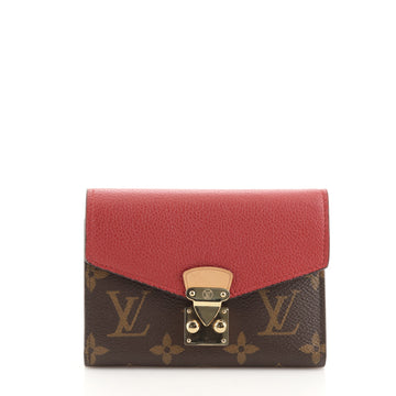 Louis Vuitton Pallas Wallet NM Monogram Canvas and Calfskin Compact