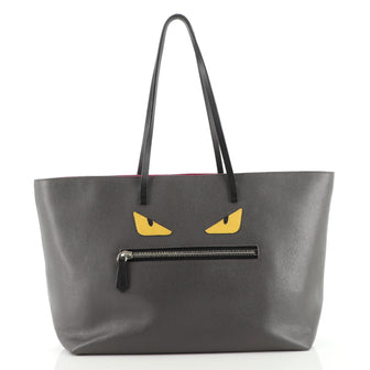 Fendi Monster Roll Tote Leather Medium