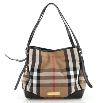 Burberry Canterbury Tote House Check Canvas Small