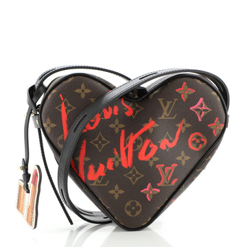Louis Vuitton Coeur Handbag Limited Edition Fall in Love Monogram Canvas