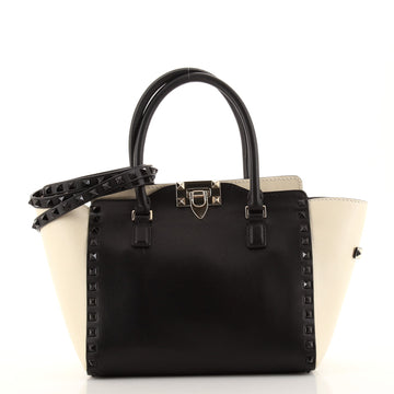 Valentino Rockstud Tote Rigid Leather Small