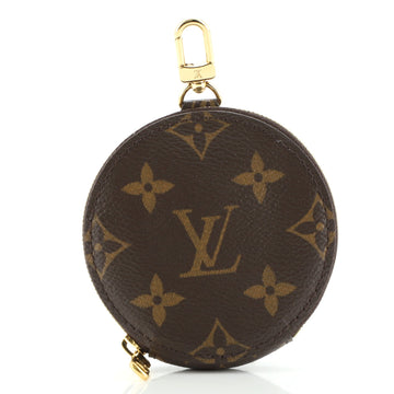Louis Vuitton Multi Pochette Accessoires Round Coin Purse Monogram Canvas